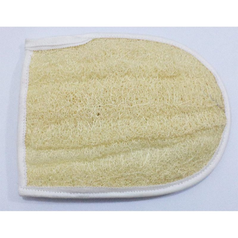 Exfoliating loofah shower gloves scrubbing with polyester side - Image 4