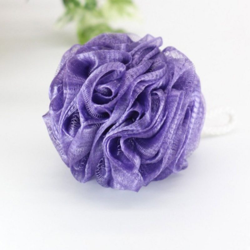 Puff shower body exfoliating bath brush sponge color customized - Image 2