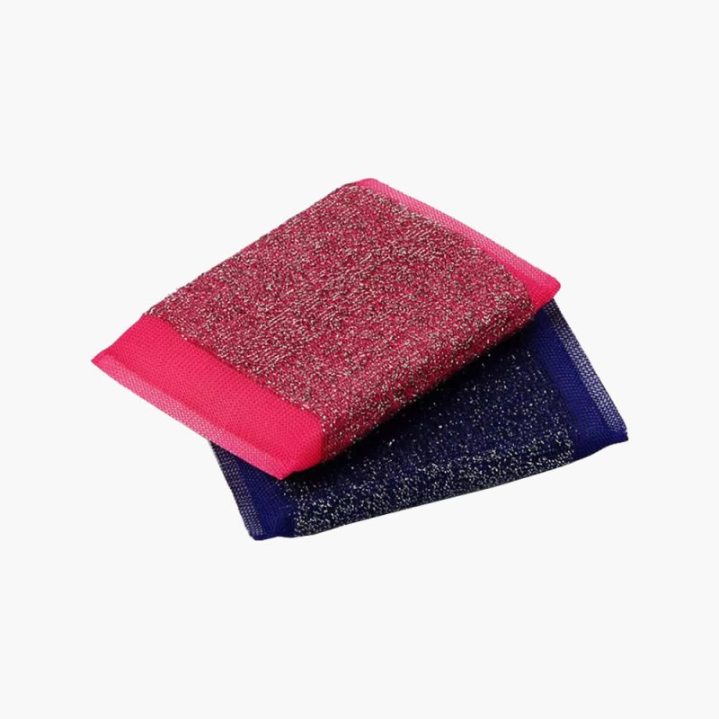 High-quality kitchen stainless steel wire mesh sponge scrubber
