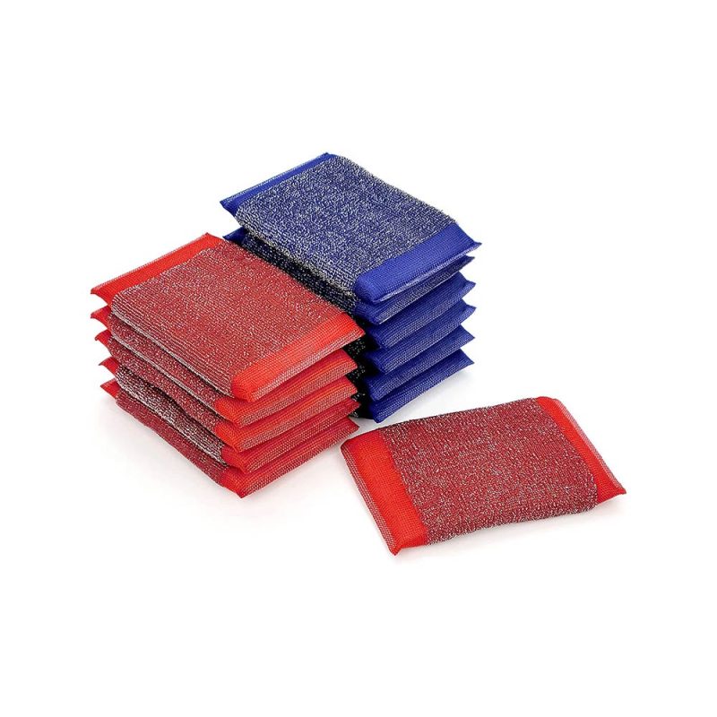 High-quality kitchen stainless steel wire mesh sponge scrubber - Image 2