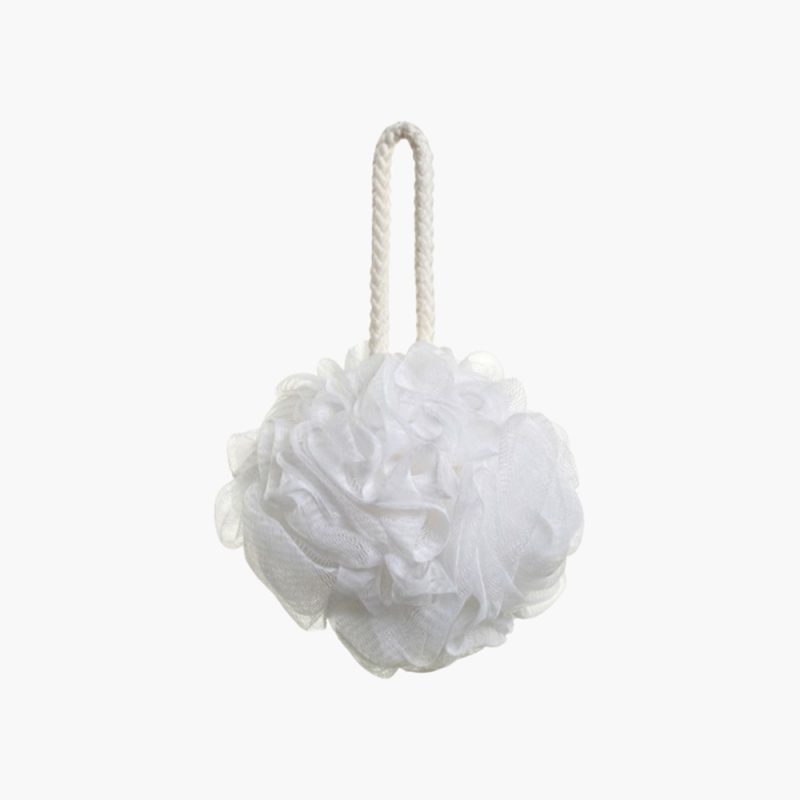 Puff shower body exfoliating bath brush sponge color customized