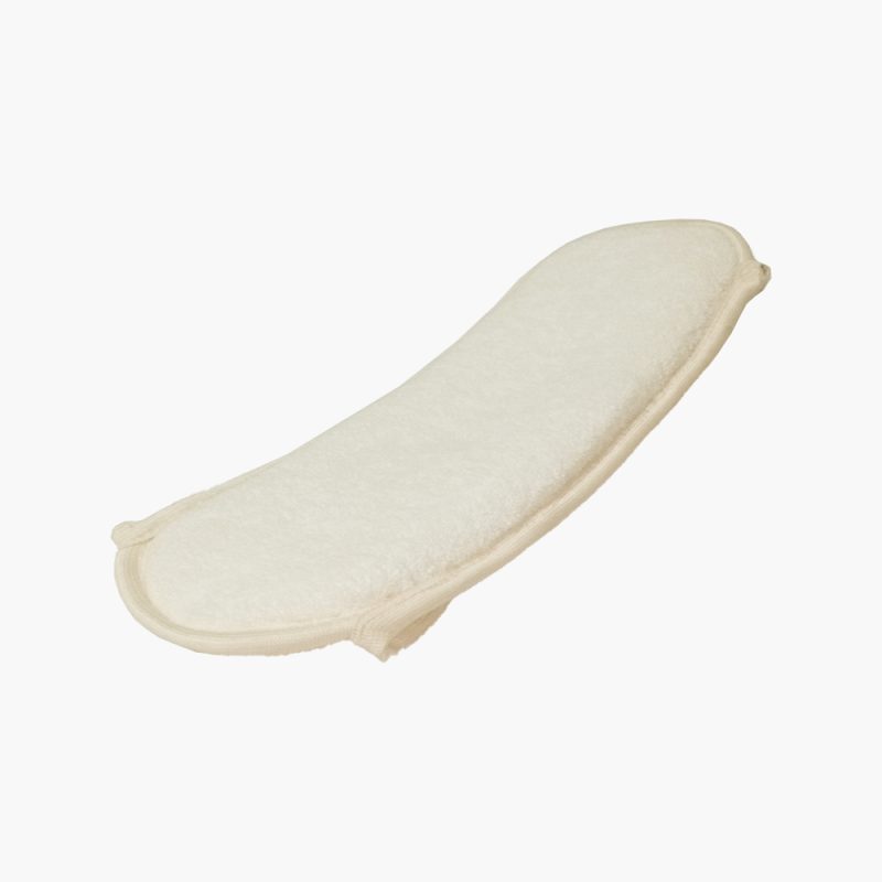 Exfoliating loofah back scrubber sponge with pure cotton fabric - Image 4