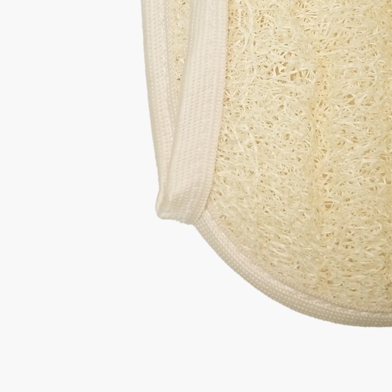 Exfoliating loofah back scrubber sponge with pure cotton fabric - Image 6