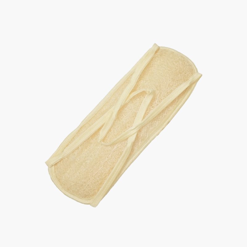 Scrubber loofah back strap sponge with polyester on another side - Image 6